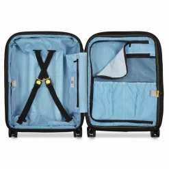 Delsey Paris Hartgepäck Kabinengepäck|4-Rollen Kabinentrolleys<Carrousel 2 4 Rollen Kabinentrolley 55 cm mit Dehnfalte schwarz