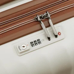 Delsey Paris Hartgepäck Kabinengepäck|4-Rollen Kabinentrolleys<Carrousel 2 4 Rollen Kabinentrolley 55 cm mit Dehnfalte off white