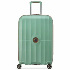 Clearance Delsey Paris Carrousel 2 4 Rollen Trolley 68 cm mit Dehnfalte sage green