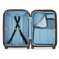 Clearance Delsey Paris Carrousel 2 4 Rollen Trolley 68 cm mit Dehnfalte sage green