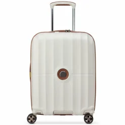 Hot Delsey Paris Carrousel 2 4 Rollen Kabinentrolley 55 cm mit Dehnfalte off white
