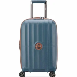 Delsey Paris Hartgepäck Kabinengepäck|4-Rollen Kabinentrolleys<Carrousel 4 Rollen Kabinentrolley 55 cm meerblau