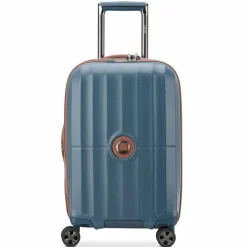 New Delsey Paris Carrousel 4 Rollen Kabinentrolley 55 cm mit Dehnfalte meerblau