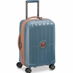 New Delsey Paris Carrousel 4 Rollen Kabinentrolley 55 cm mit Dehnfalte meerblau