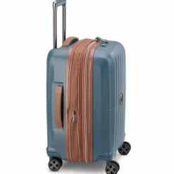 New Delsey Paris Carrousel 4 Rollen Kabinentrolley 55 cm mit Dehnfalte meerblau