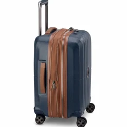 Delsey Paris Hartgepäck Kabinengepäck|4-Rollen Kabinentrolleys<Carrousel 4 Rollen Kabinentrolley 55 cm mit Dehnfalte marineblau