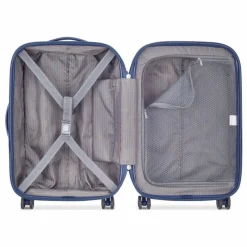 Delsey Paris Caumartin 4-Doppelrollen Kabinentrolley 55 cm stahlblau