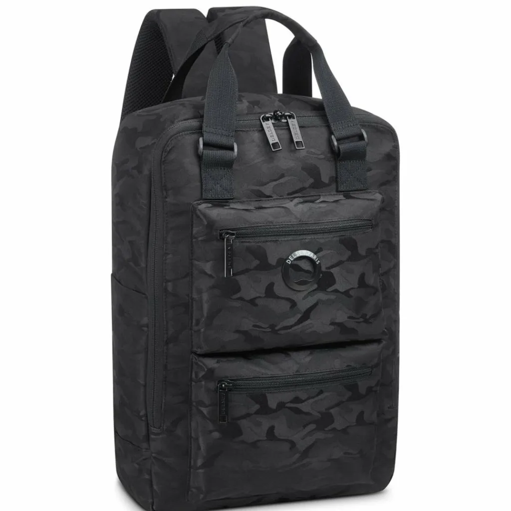 Delsey Paris Daypacks<Citypak Rucksack 42 cm Laptopfach schwarz tarnung