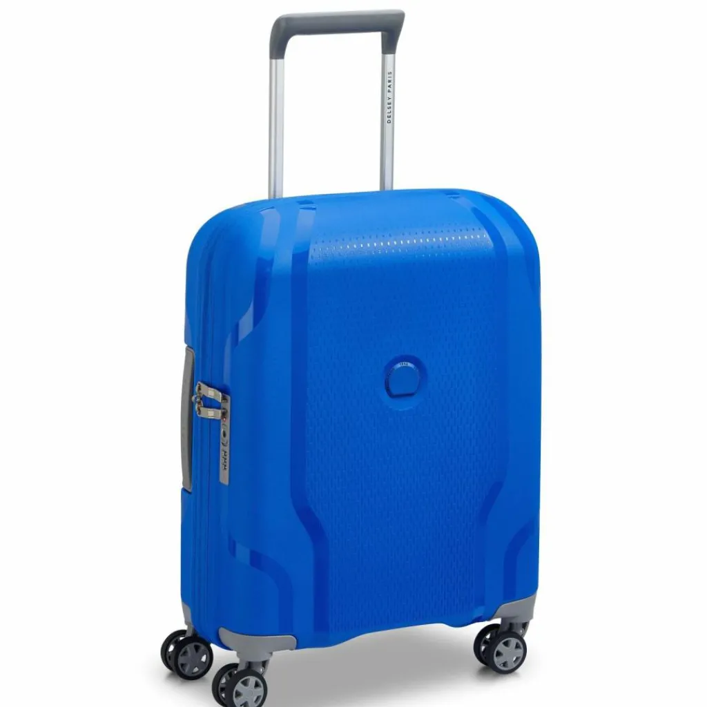 Delsey Paris Hartgepäck Kabinengepäck|4-Rollen Kabinentrolleys<Clavel 4 Rollen Kabinentrolley 55 cm blau