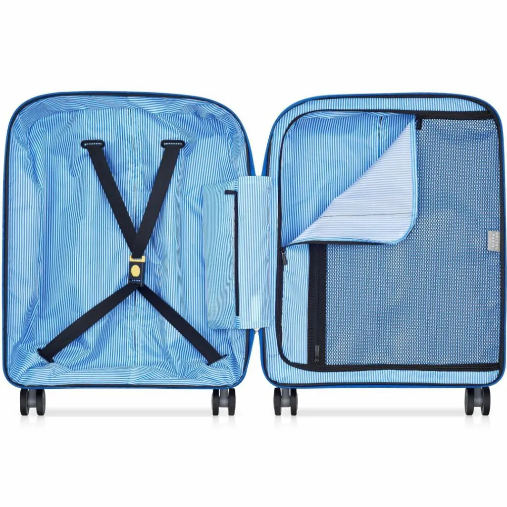 Delsey Paris Hartgepäck Kabinengepäck|4-Rollen Kabinentrolleys<Clavel 4 Rollen Kabinentrolley 55 cm blau