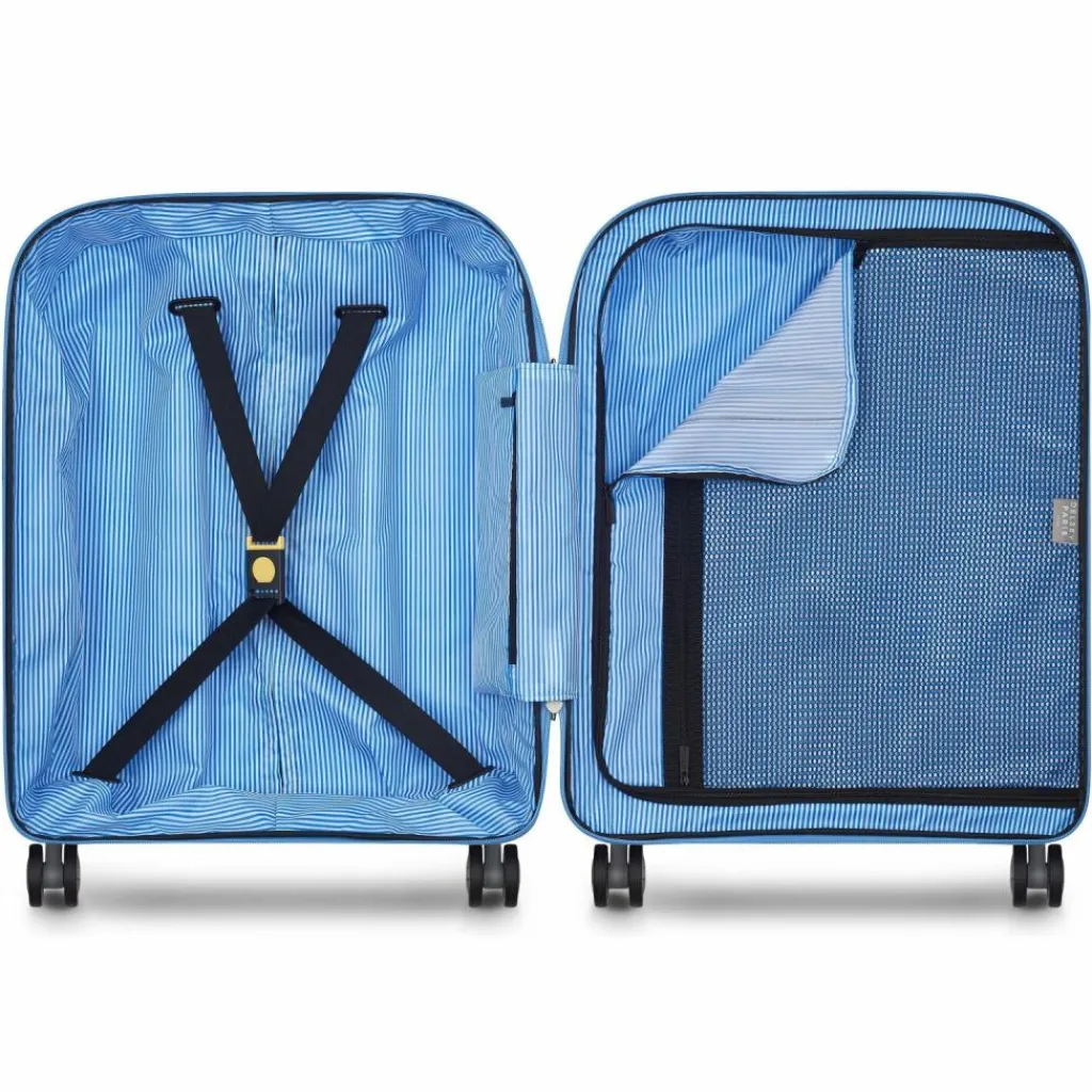 Delsey Paris Hartgepäck Kabinengepäck|4-Rollen Kabinentrolleys<Clavel 4 Rollen Kabinentrolley 55 cm hellblau