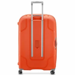 Outlet Delsey Paris Clavel 4-Rollen Trolley 83 cm mit Dehnfalte orange