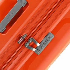 Outlet Delsey Paris Clavel 4-Rollen Trolley 83 cm mit Dehnfalte orange