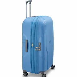 Hot Delsey Paris Clavel 4-Rollen Trolley 76 cm mit Dehnfalte hellblau