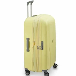 New Delsey Paris Clavel 4-Rollen Trolley 70 cm mit Dehnfalte hellgelb
