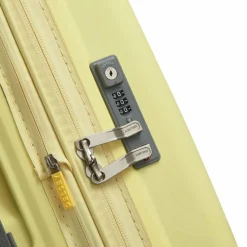 New Delsey Paris Clavel 4-Rollen Trolley 70 cm mit Dehnfalte hellgelb