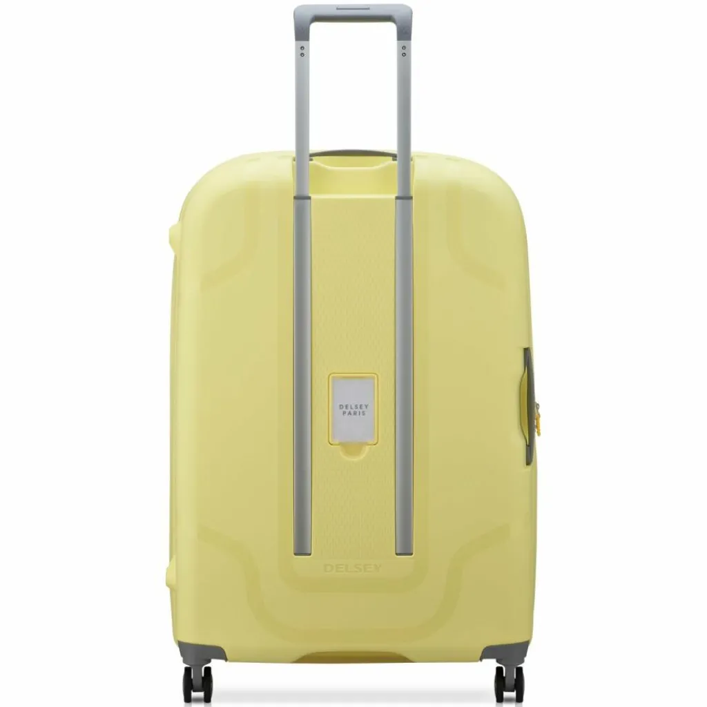 Delsey Paris 4-Rollen Koffer|Hartgepäck<Clavel 4-Rollen Trolley 76 cm mit Dehnfalte hellgelb