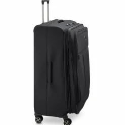 Delsey Paris Weichgepäck|4-Rollen Koffer<Helium DLX 4-Rollen Trolley 77 cm schwarz