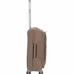 Delsey Paris Weichgepäck Kabinengepäck|4-Rollen Kabinentrolleys<Helium DLX 4-Rollen Kabinentrolley Slim Line 55 cm mokka