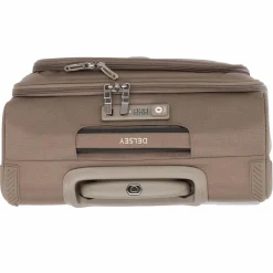 Delsey Paris Weichgepäck Kabinengepäck|4-Rollen Kabinentrolleys<Helium DLX 4-Rollen Kabinentrolley Slim Line 55 cm mokka