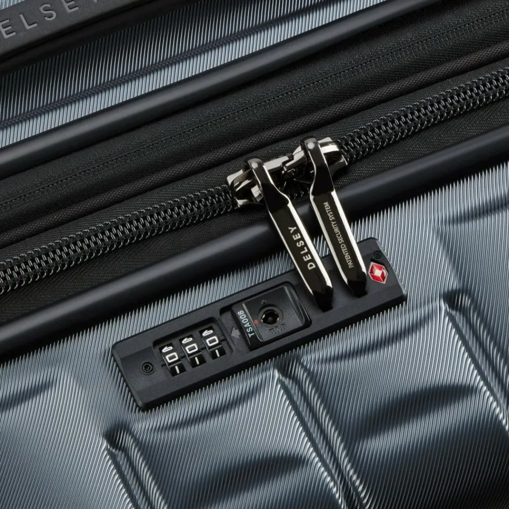 Delsey Paris Longitude 4 Rollen Trolley 81 cm mit Dehnfalte