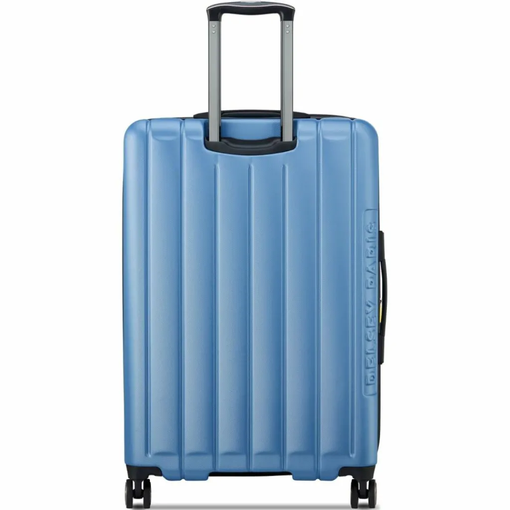 Delsey Paris Hartgepäck|4-Rollen Koffer<Longitude 4 Rollen Trolley 76 cm mit Dehnfalte hellblau