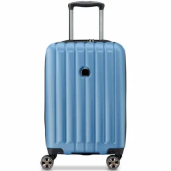 Hot Delsey Paris Longitude 4 Rollen Kabinentrolley 55 cm mit Dehnfalte hellblau