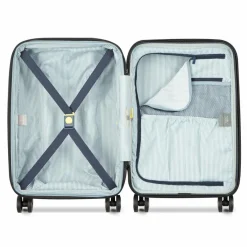 Delsey Paris 4-Rollen Kabinentrolleys|Hartgepäck<Longitude 4 Rollen Kabinentrolley 55 cm mit Dehnfalte anthrazit