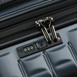 Delsey Paris Hartgepäck|4-Rollen Koffer<Longitude 4 Rollen Trolley 69 cm mit Dehnfalte anthrazit