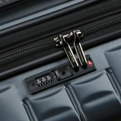 Outlet Delsey Paris Longitude 4 Rollen Trolley 76 cm mit Dehnfalte anthrazit