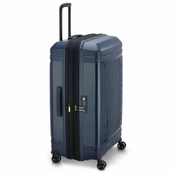 Best Delsey Paris Lutece Se 4 Rollen Trolley 68 cm mit Dehnfalte navy blue