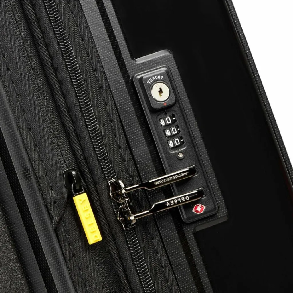 Hot Delsey Paris Lutece Se 4 Rollen Trolley 75 cm mit Dehnfalte schwarz