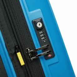 Delsey Paris Hartgepäck Kabinengepäck|4-Rollen Kabinentrolleys<Lutece Se 4 Rollen Kabinentrolley 55 cm mit Dehnfalte peacock blue