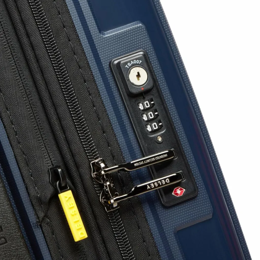 Discount Delsey Paris Lutece Se 4 Rollen Kabinentrolley 55 cm mit Dehnfalte navy blue