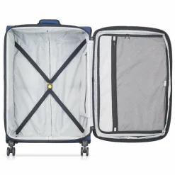 Delsey Paris Maubert 2.0 4 Rollen Trolley 79 cm mit Dehnfalte marineblau