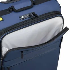 Delsey Paris Weichgepäck|4-Rollen Koffer<Maubert 2.0 4 Rollen Trolley 69 cm mit Dehnfalte marineblau