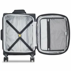 Best Delsey Paris Maubert 2.0 4 Rollen Kabinentrolley 55 cm mit Dehnfalte schwarz