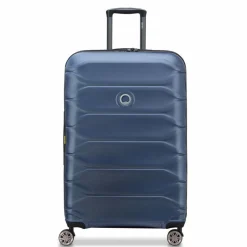 Delsey Paris Meteor 4 Rollen Trolley L 78 cm mit Dehnfalte blue