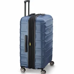 Delsey Paris Meteor 4 Rollen Trolley L 78 cm mit Dehnfalte blue