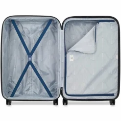 Delsey Paris Meteor 4 Rollen Trolley L 78 cm mit Dehnfalte blue