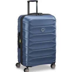 Delsey Paris Meteor 4 Rollen Trolley L 78 cm mit Dehnfalte blue