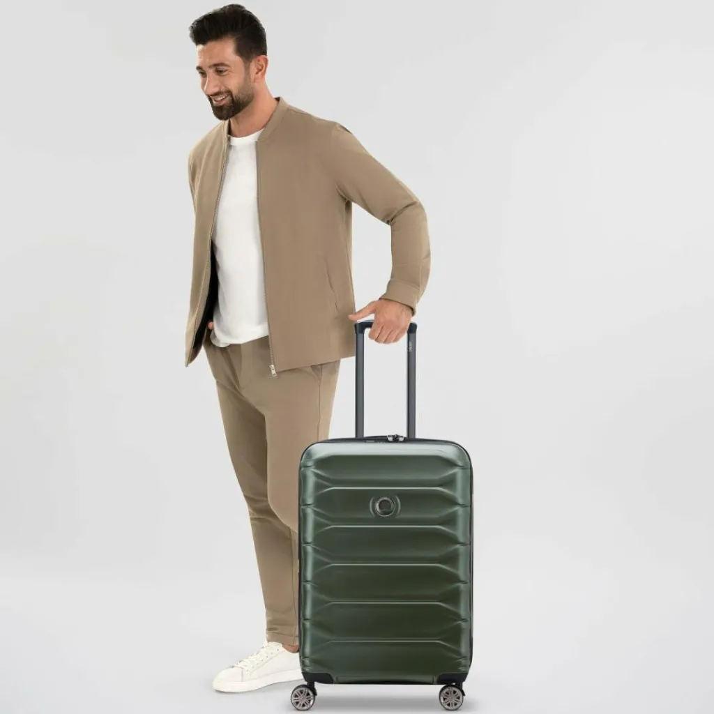 Delsey Paris Meteor 4 Rollen Trolley 68 cm mit Dehnfalte