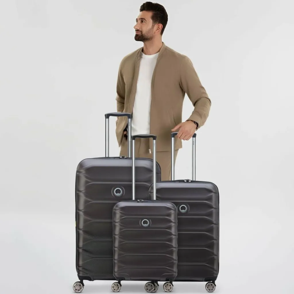 Delsey Paris Meteor 4 Rollen Kofferset 3-teilig mit Dehnfalte