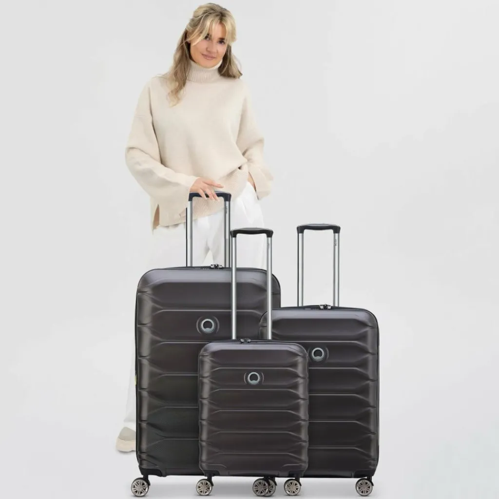 Delsey Paris Meteor 4 Rollen Kofferset 3-teilig mit Dehnfalte