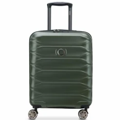 New Delsey Paris Meteor 4 Rollen Kabinentrolley 55 cm mit Dehnfalte olive