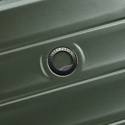 New Delsey Paris Meteor 4 Rollen Kabinentrolley 55 cm mit Dehnfalte olive