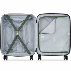 New Delsey Paris Meteor 4 Rollen Kabinentrolley 55 cm mit Dehnfalte olive