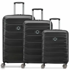 Online Delsey Paris Meteor 4 Rollen Kofferset 3-teilig mit Dehnfalte black