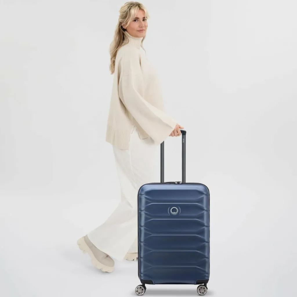 Delsey Paris Meteor 4 Rollen Trolley 68 cm mit Dehnfalte