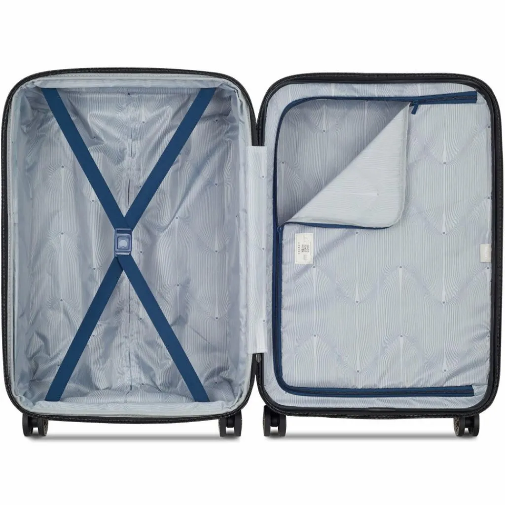 Delsey Paris Meteor 4 Rollen Trolley 68 cm mit Dehnfalte